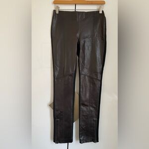 JUNE  Brown Leather Pants 2